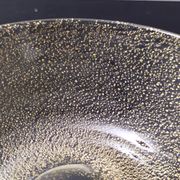 Vide-poche en verre de Murano moucheté d'or, Italie