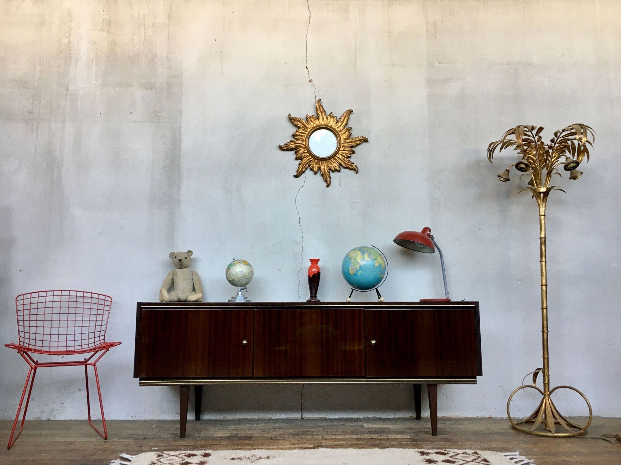 Enfilade furniture tv hifi Scandinavian style 1950 1960