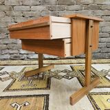 Small Scandinavian bedside table 1960 vintage