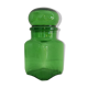 Bocal en verre vert vintage