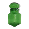 Vintage green glass jar