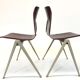 Lot of 4 vintage chairs Galvanitas S22 in the Netherlands