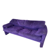 Cassina Maralunga 2 Alcantara purple