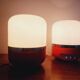 Two Midcentury Table Lamps, Space Age, Adriano Rampoldi, Italy, 1970s