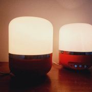 Two Midcentury Table Lamps, Space Age, Adriano Rampoldi, Italy, 1970s