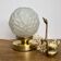 Lampe à poser globe vintage art déco