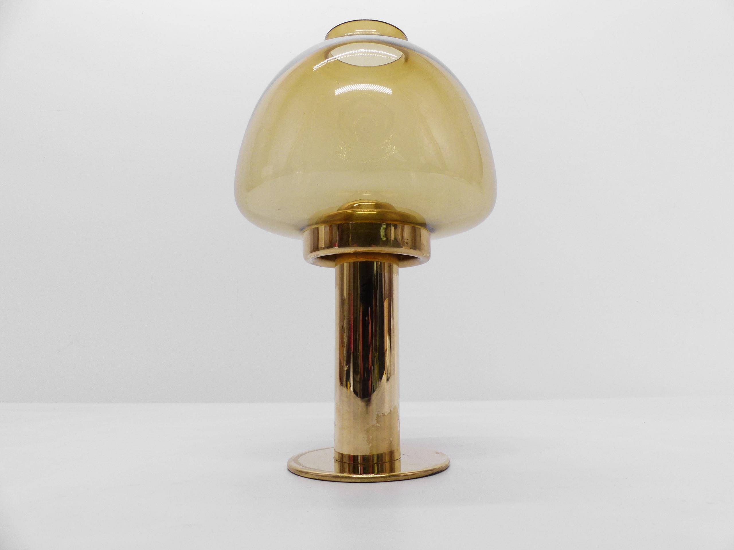 Hans-Agne Jakobsson Claudia Scandinavian Candle Holder Honey Yellow L10227 1960