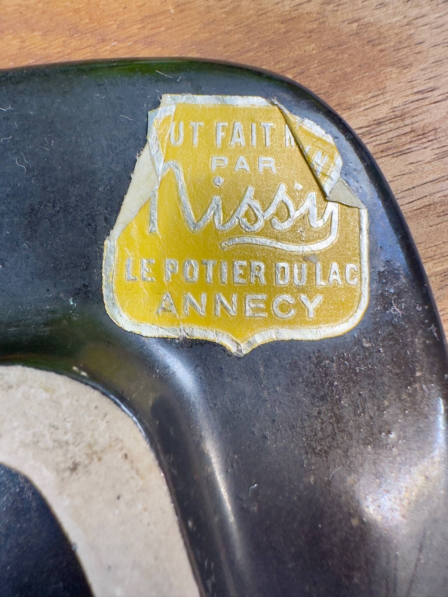 Ceramic wall plate Hissy Annecy – vintage abstract decor
