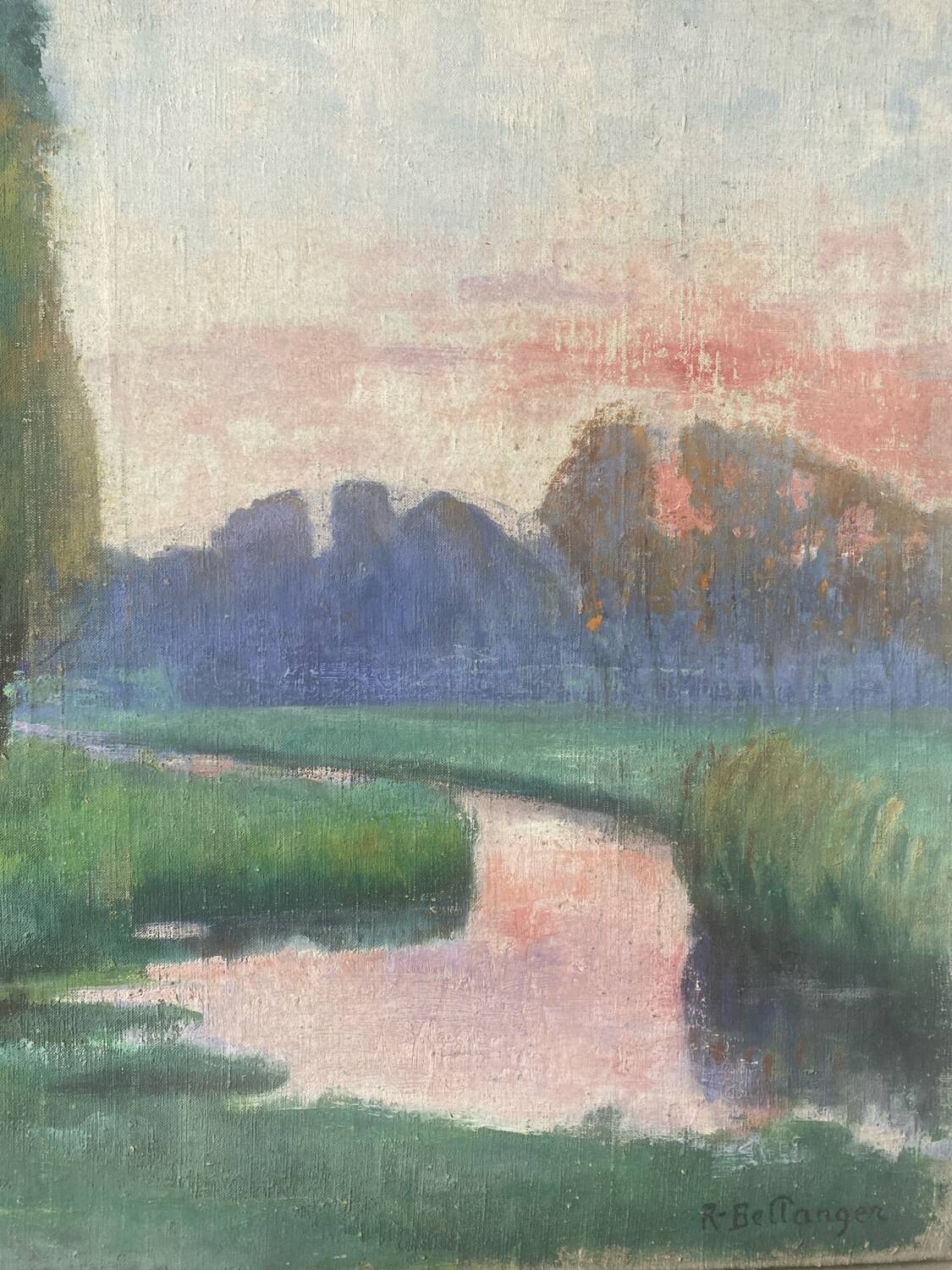 Landscape signed Bellanger