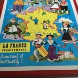 Puzzle map of France