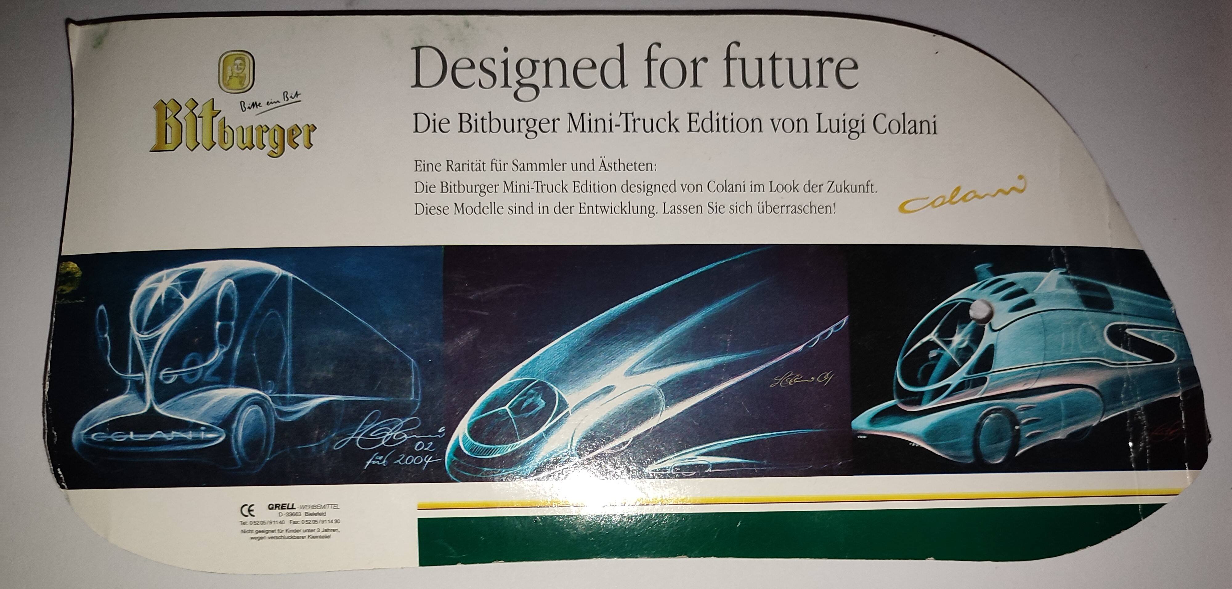 Truck by Luigi Colani for BitBurger