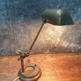Antique brass desk lamp