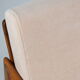 Scandinavian armchair Bączyk, polish icon, restored, powder pink, teak