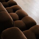 Camaleonda Sofa In Brown Corduroy By Mario Bellini For C&B Italia 1969