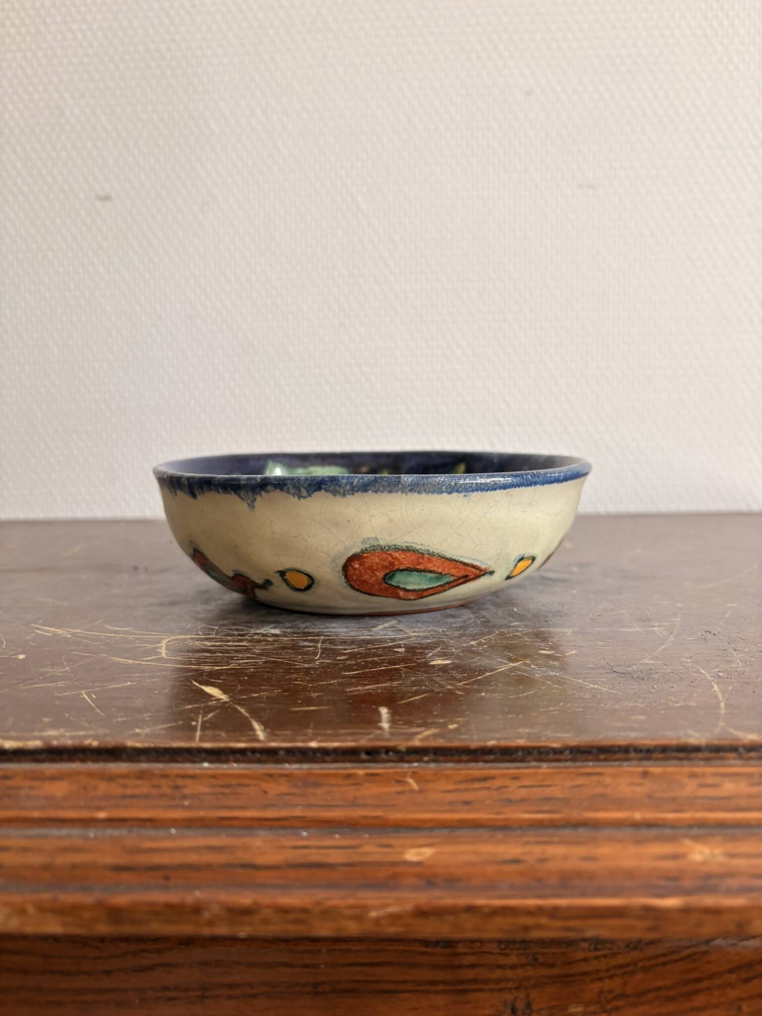 Bowl decorated with oranges Ceramic – T. Ruth, Mexico