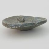 Vintage 3-faced sun soapstone decorative ashtray