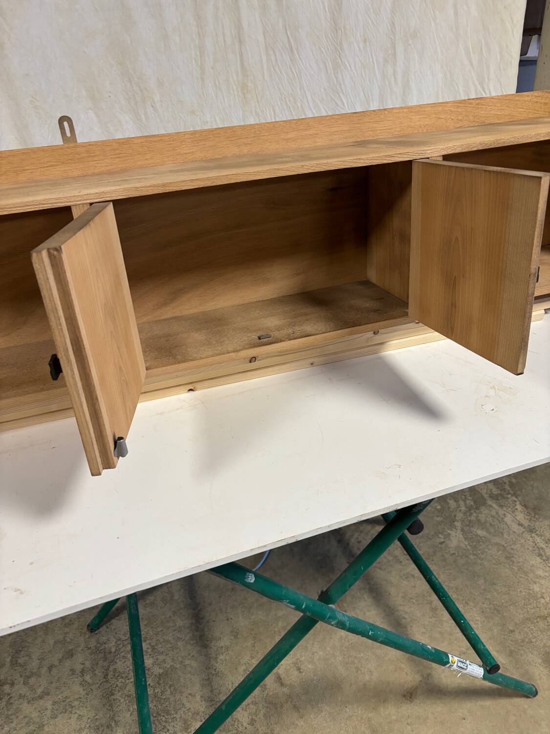 Vintage hanging shelf