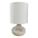 Vintage carved stone lamp