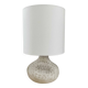 Lampe vintage en pierre sculpté