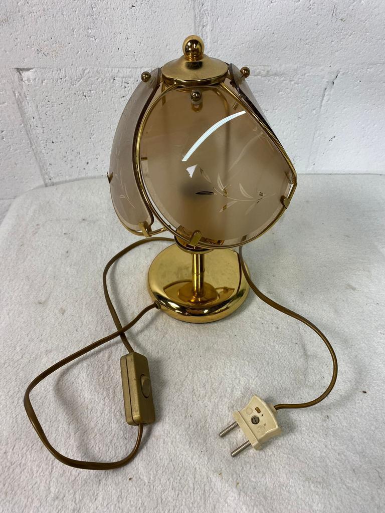 Vintage lamp 'golden' / table lamp / night light