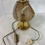 Lampe vintage dorée de table