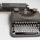 Typewriter Remington rand 1947 deluxe model 5 revised and new ribbon