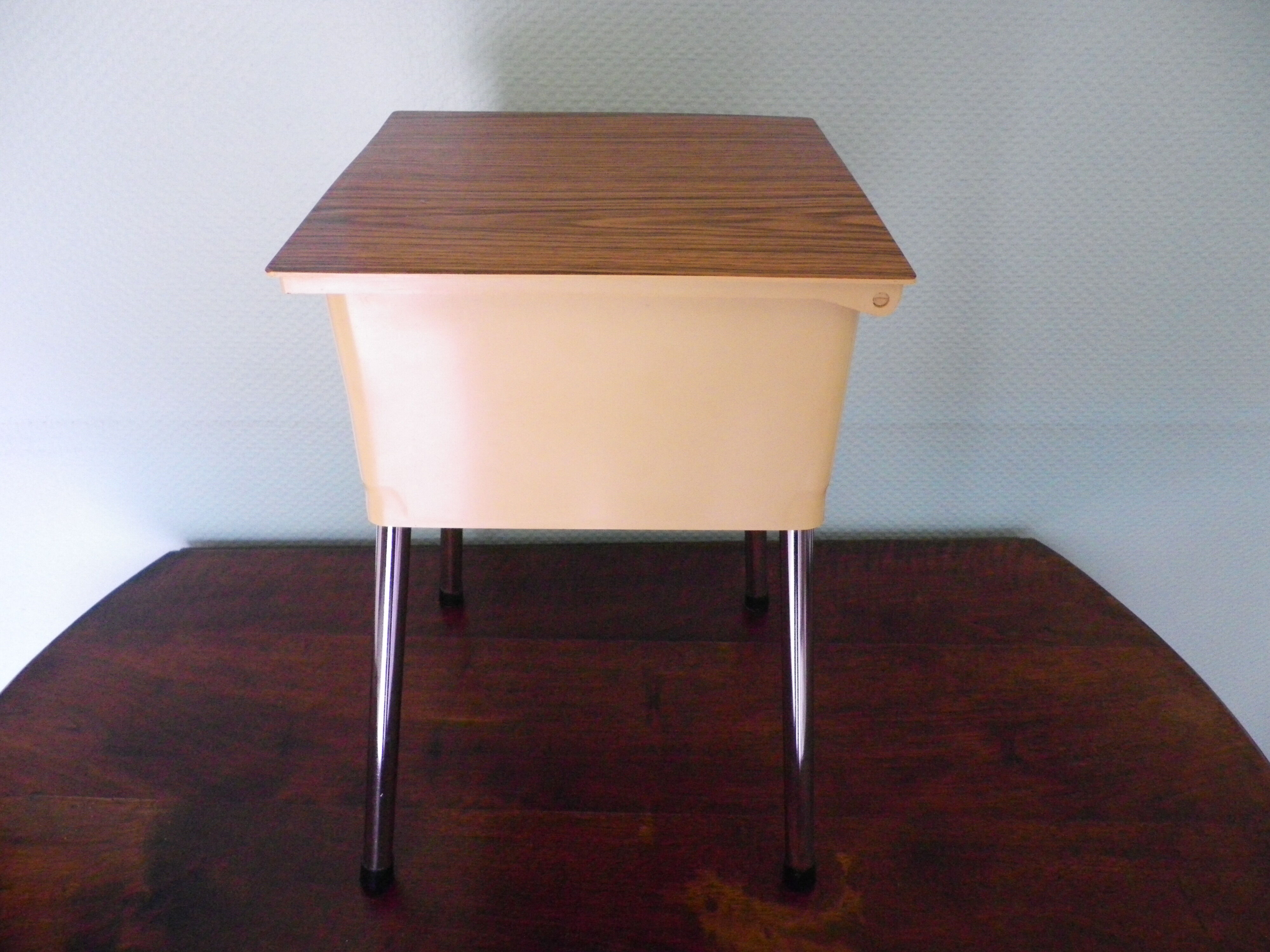 Vintage stool with storage box -1960s