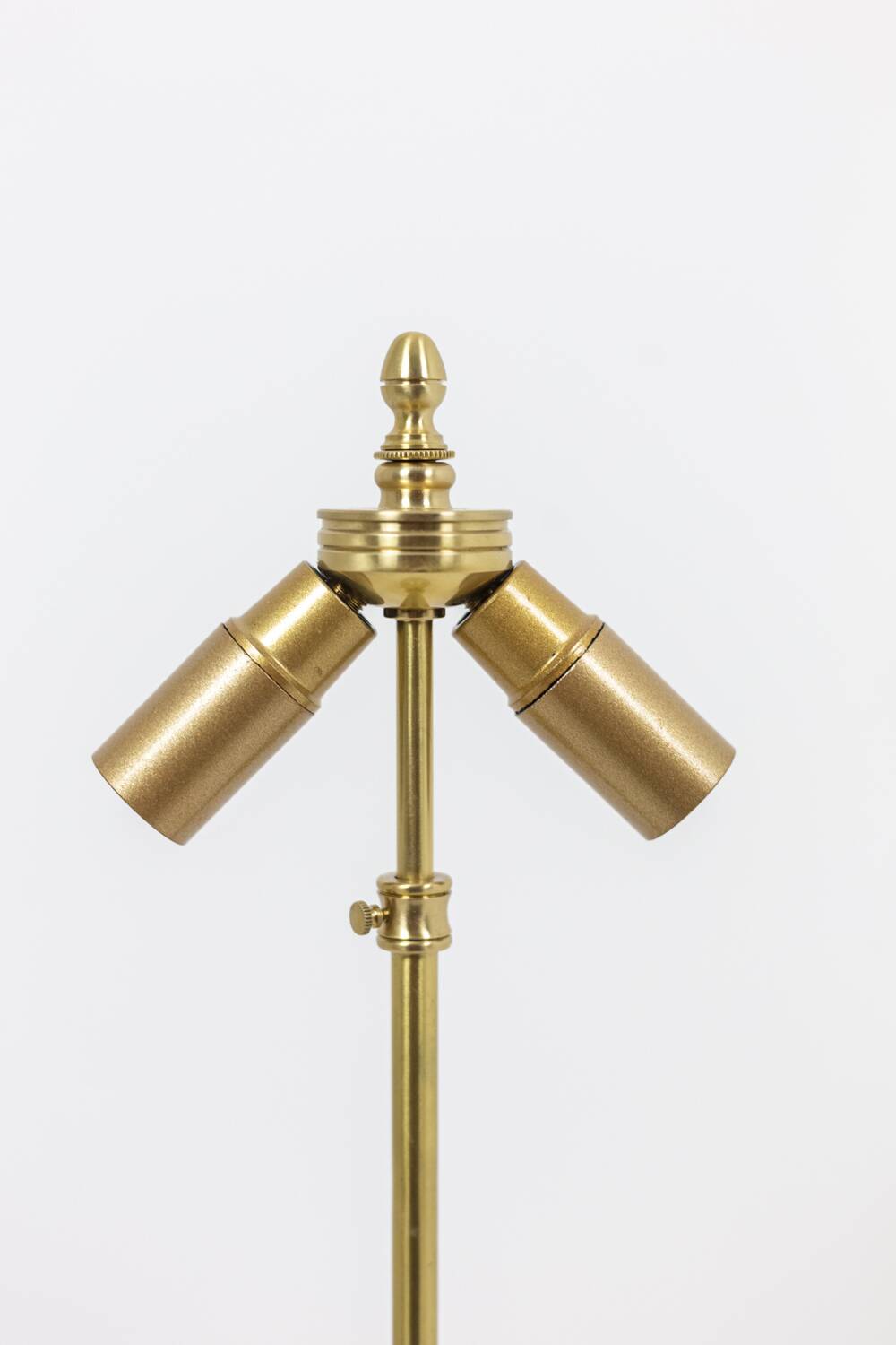 Cracked celadon porcelain lamp with gilded bronze, circa 1880