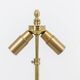 Cracked celadon porcelain lamp with gilded bronze, circa 1880