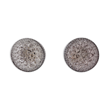 Pair of wall lights, cut glass, Spain, 1970