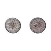 Pair of wall lights, cut glass, Spain, 1970