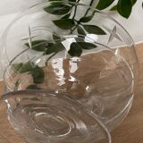 Set of 4 cut glass cups