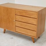 U-458 oak sideboard by Jiri Jiroutek for Interier Praha 1960