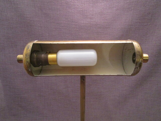 Old desk lamp, banker, notary, piano, brass