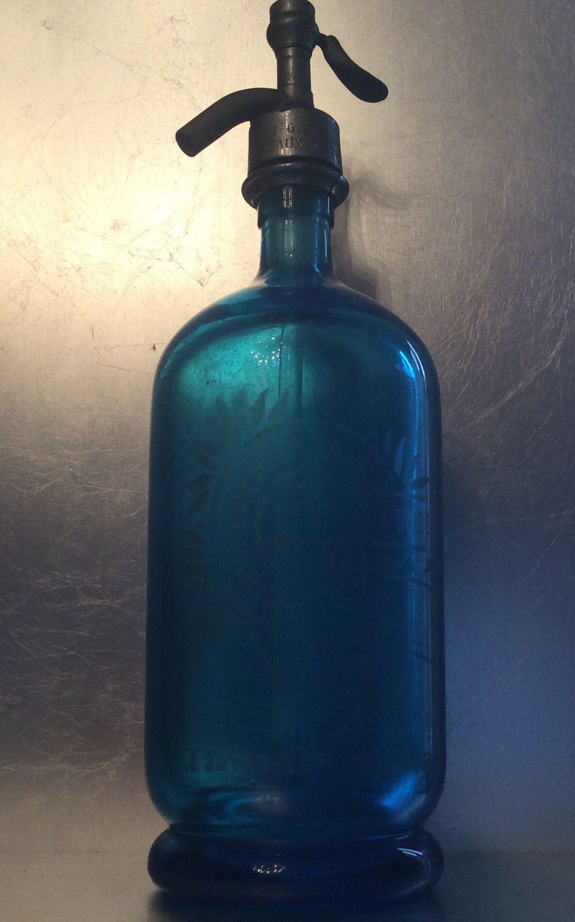 Siphon bleu, années 30