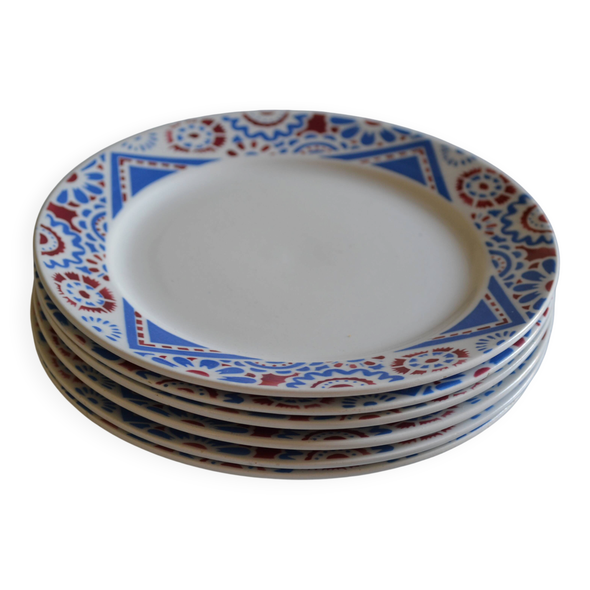 Sarreguemines Tabriz Set of 6 dessert plates