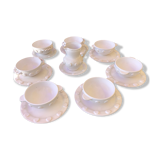 Breakfast service crafted earthenware