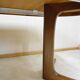 Expandable round teak table