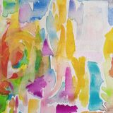 Pierre Lacroux (1909-1993) Gouache on paper 24 x 32 cm - from 1989 - (291)