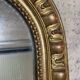 Antique Louis Philippe mirror with gilded gadroons - 173 x 110 cm