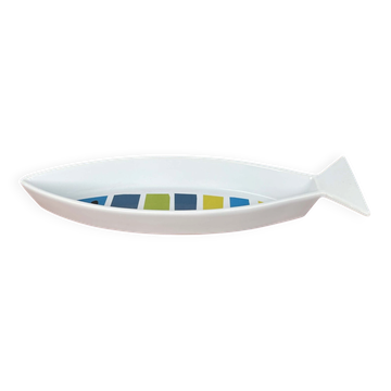 Bol en céramique suédoise au design de poisson par Björk Forth pour Sagaform, années 2000.