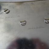 Hammered metal mirror design