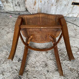 Vintage 1930s Solid Oak Office Chair
