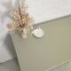Commode vintage vert amande
