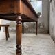 Table de ferme ou table de drapier noyer massif 1900