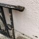 Antique cast iron balcony grill
