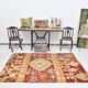 4x7 Red Green Turkish Vintage Kilim Rug 135x210Cm SK 2239