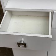 Armoire de rangement blanche salle de bain années 80