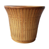 80's rattan pot cover