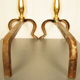 Pair of gilded metal channels